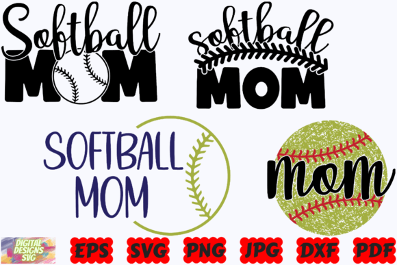 A Designer's Look at the Softball Mom SVG