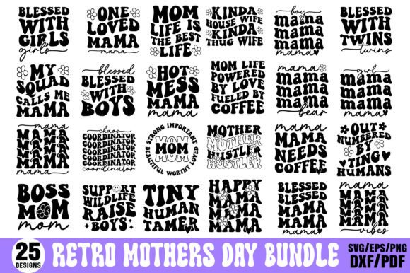 A Designer's Take on the Retro Mother’s Day SVG Bundle