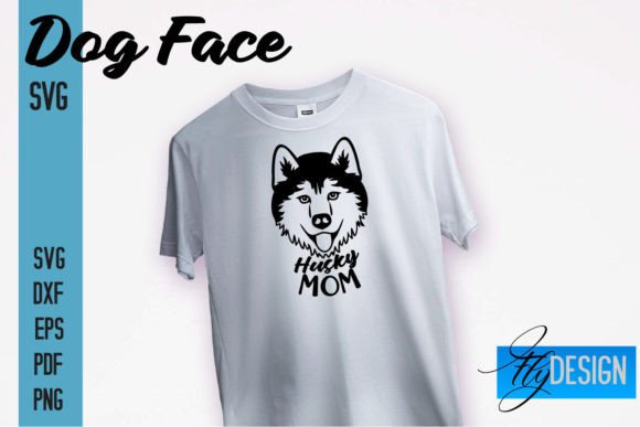 A Designer’s Take on the Husky Mom SVG Dog Face
