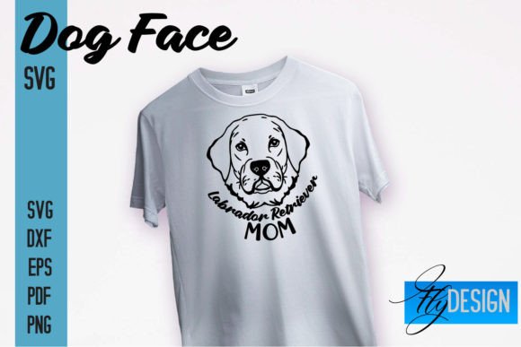 A Labrador Mom SVG Design for Real-World Embroidery