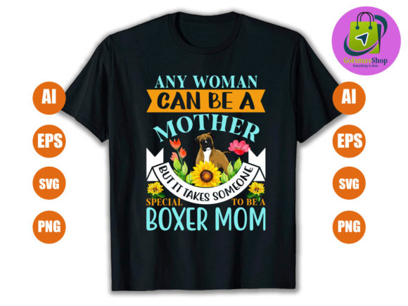 An Embroidered Tribute for the Boxer Dog Mom