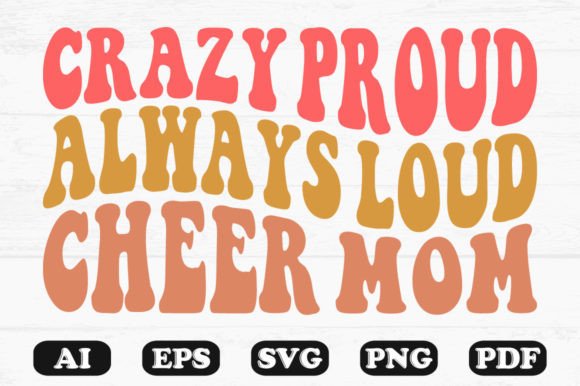 Crazy Proud Always Loud Cheer Mom Embroidery Design Review