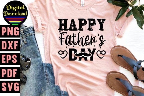 Happy Father's Day SVG Design for Stitched Projects