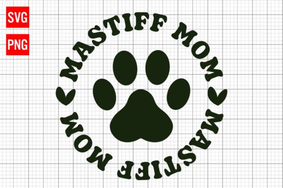Mastiff Mom SVG: A Designer's Perspective for Embroidery Projects